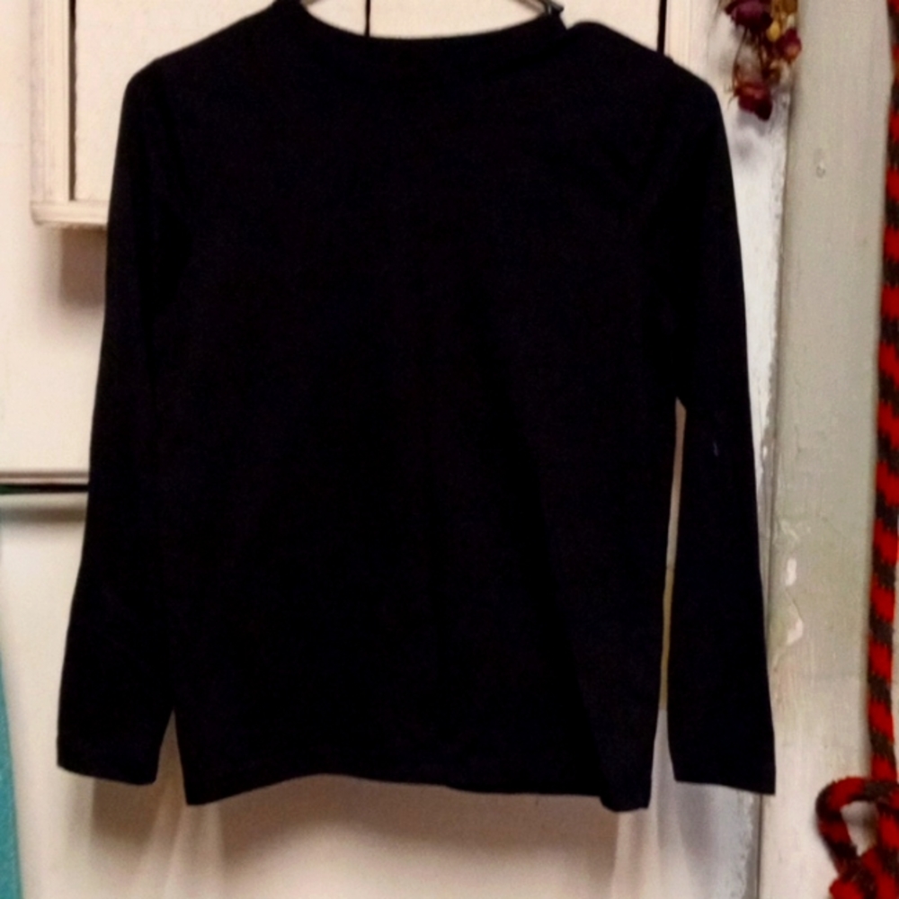Wonder nation boys 10-12 black long sleeve